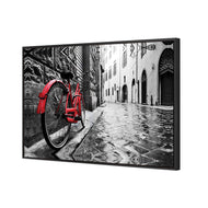 Retro Bike on Cobbles