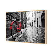 Retro Bike on Cobbles