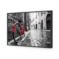 Retro Bike on Cobbles
