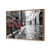 Retro Bike on Cobbles