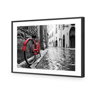 Retro Bike on Cobbles
