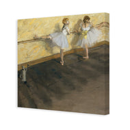Dancers Practicing at the Barre - Edgar Degas