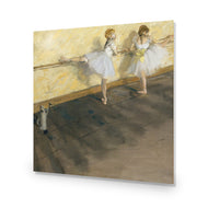 Dancers Practicing at the Barre - Edgar Degas