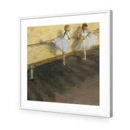 Dancers Practicing at the Barre - Edgar Degas