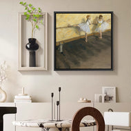 Dancers Practicing at the Barre - Edgar Degas
