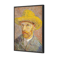 Self-Portrait with a Straw Hat - Van Gogh