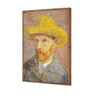 Self-Portrait with a Straw Hat - Van Gogh