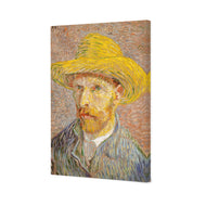 Self-Portrait with a Straw Hat - Van Gogh