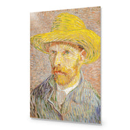 Self-Portrait with a Straw Hat - Van Gogh