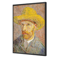 Self-Portrait with a Straw Hat - Van Gogh