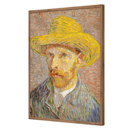 Self-Portrait with a Straw Hat - Van Gogh