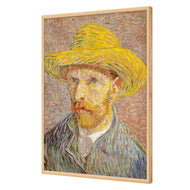 Self-Portrait with a Straw Hat - Van Gogh