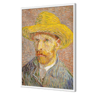 Self-Portrait with a Straw Hat - Van Gogh