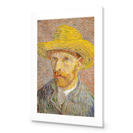 Self-Portrait with a Straw Hat - Van Gogh