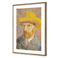 Self-Portrait with a Straw Hat - Van Gogh