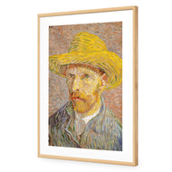 Self-Portrait with a Straw Hat - Van Gogh