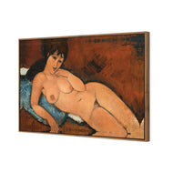 Nude on a Blue Cushion - Modigliani