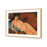 Nude on a Blue Cushion - Modigliani