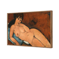 Nude on a Blue Cushion - Modigliani