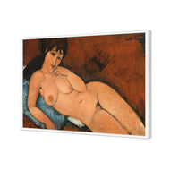 Nude on a Blue Cushion - Modigliani