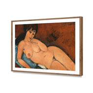 Nude on a Blue Cushion - Modigliani