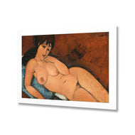 Nude on a Blue Cushion - Modigliani
