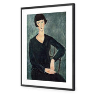Woman in Blue Dress By Modigliani