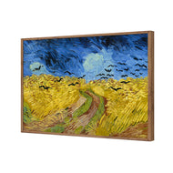 Wheat Fields with Crows by Vincent van Gogh