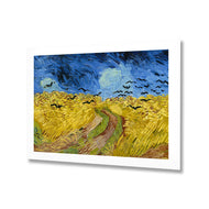 Wheat Fields with Crows by Vincent van Gogh