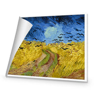 Wheat Fields with Crows by Vincent van Gogh