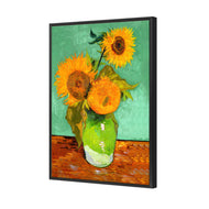Sunflower On Green