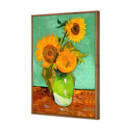 Sunflower On Green