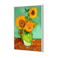 Sunflower On Green