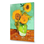 Sunflower On Green