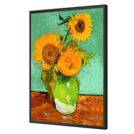 Sunflower On Green