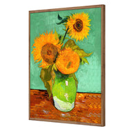 Sunflower On Green