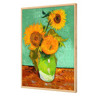 Sunflower On Green