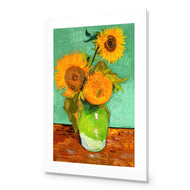 Sunflower On Green