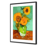 Sunflower On Green