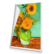Sunflower On Green