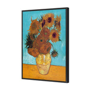 Sunflowers On Blue