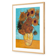 Sunflowers On Blue