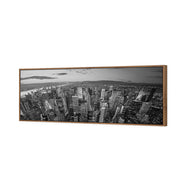 Manhattan Skyline Landscape Black & White