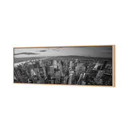 Manhattan Skyline Landscape Black & White