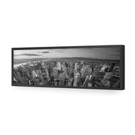 Manhattan Skyline Landscape Black & White