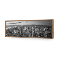 Manhattan Skyline Landscape Black & White