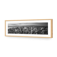 Manhattan Skyline Landscape Black & White