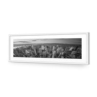 Manhattan Skyline Landscape Black & White