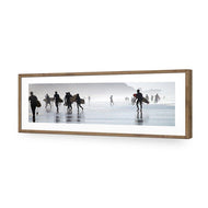 Surfers in the Mist
