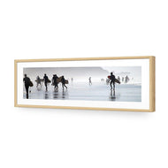 Surfers in the Mist